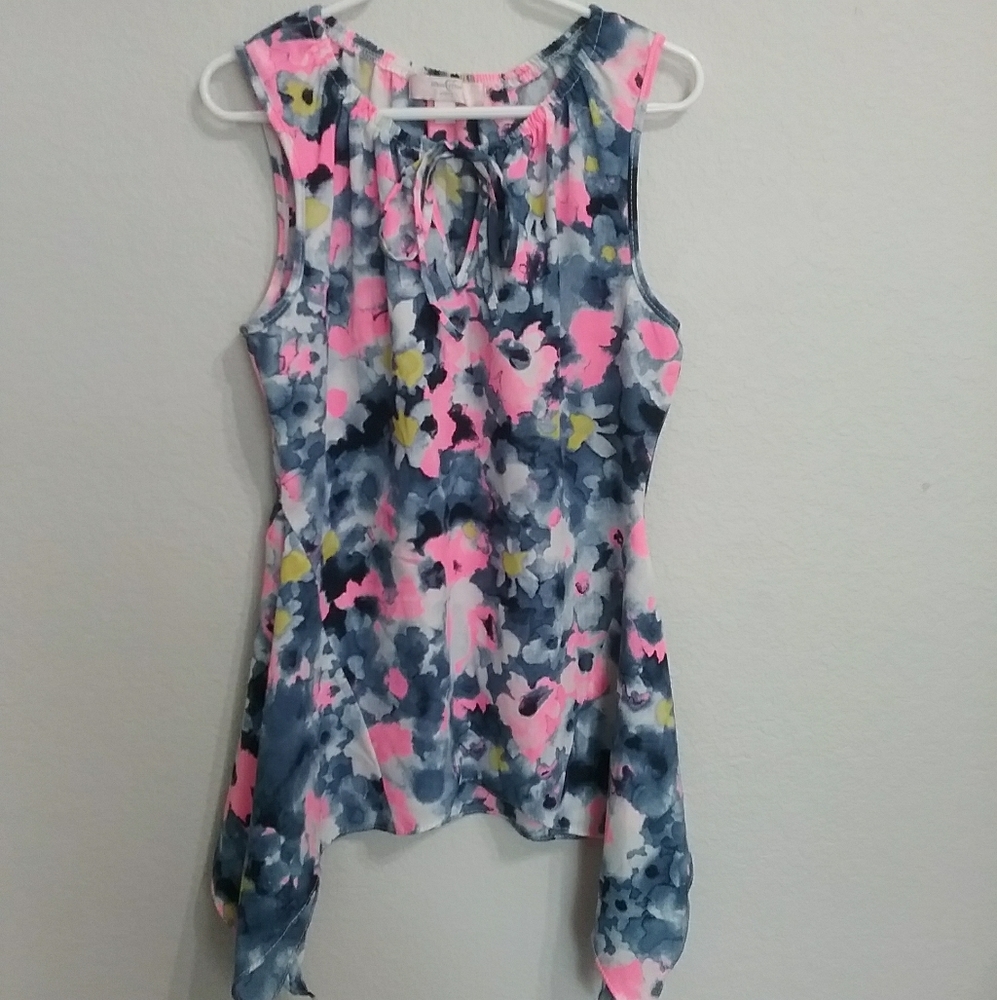 Sleeveless girls blouse